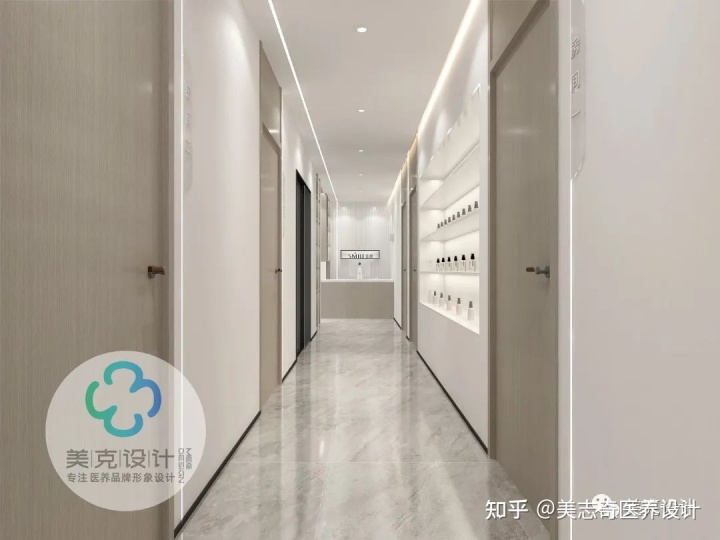 昕美醫療美容機構 | 美容機構店面裝修設計，讓輕奢情調定格出彩！