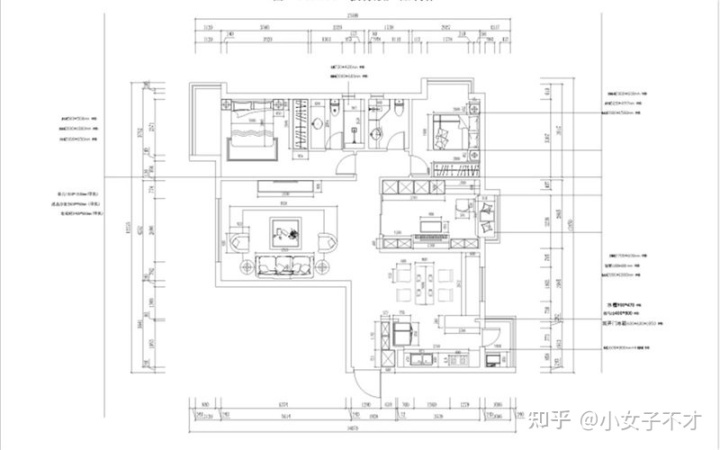 現代風格住宅果然魅力十足，110平米兩室一廳，裝飾獨特，視覺新穎